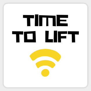 Time to Lift Workout Apparel Sticker